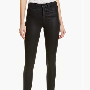 L'AGENCE Black Leggings with Form-Fitting Silhouette